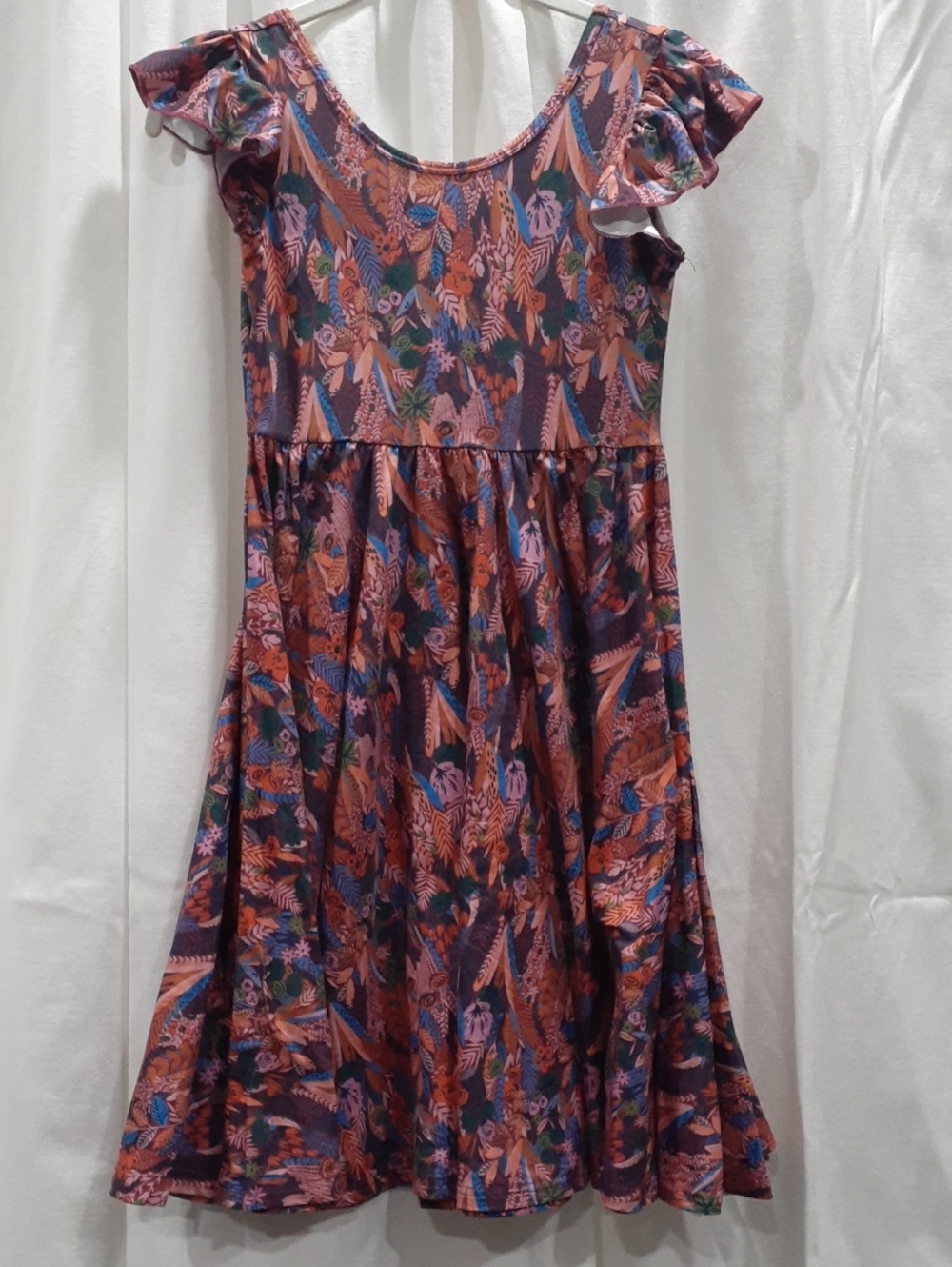 Dot Dot Smile Floral Print Empire Dress Size 8/10